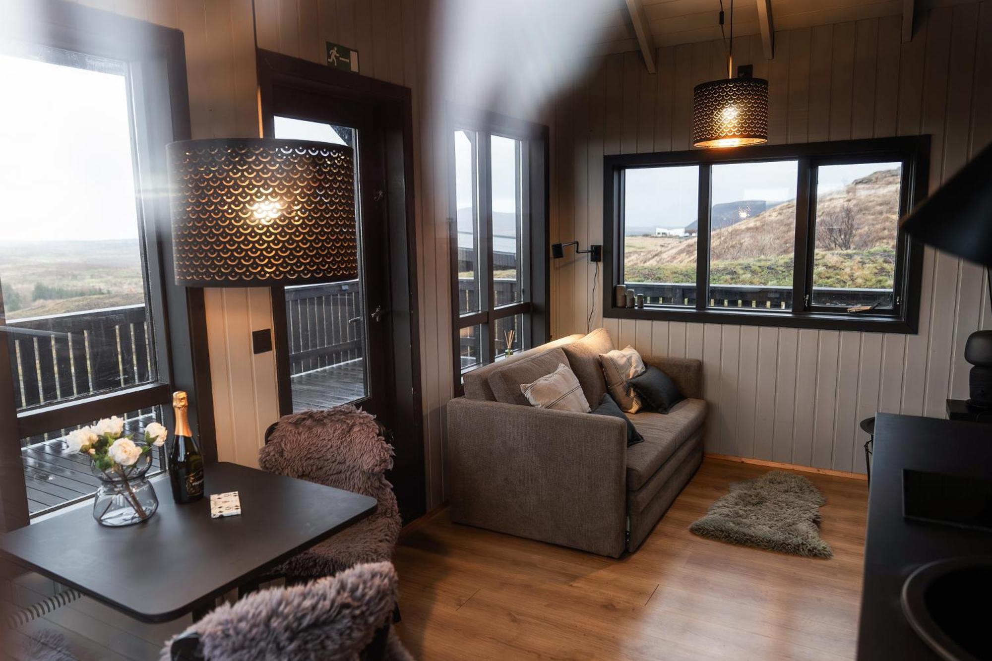 Cozy Cabin Near Golden Circle With Panoramic Views Mosfellsbaer Luaran gambar